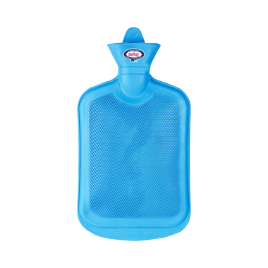 Crescent Non-Electric Rubber Hot Water Bag 500ml Blue