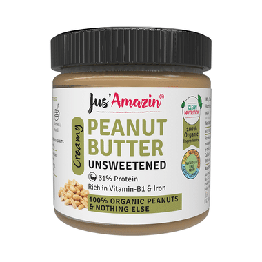Jus Amazin Creamy Peanut Butter Unsweetened