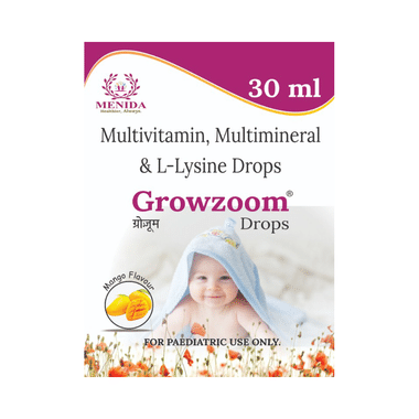 Growzoom Oral Drops Mango