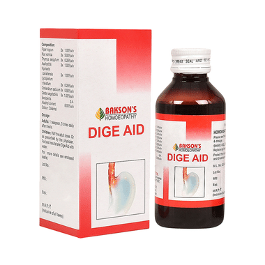 Bakson's Homeopathy Dige Aid Syrup