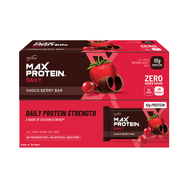 RiteBite Max Protein Daily 10 Gm Protein Bar Choco Berry