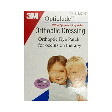 3M Opticlude Orthoptic Eye Patch Junior | For Occlusion Therapy | Eye Care Patch Junior