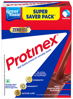 Protinex Protein Nutritional Drink for Muscle Support & Strength | No Added Sugar | Flavour Rich Chocolate
