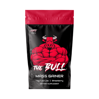 Kobra Labs The Bull The Bull Mass Gainer Powder Strawberry