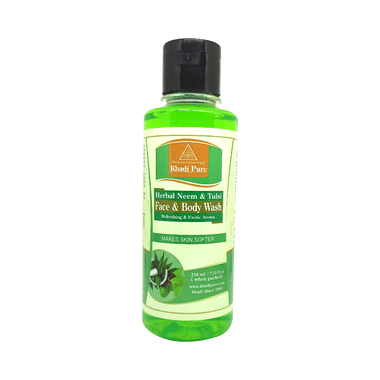 Khadi Pure Herbal Neem & Tulsi Face And Body Wash