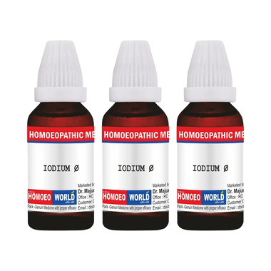Dr. Majumder Homeo World Iodium Mother Tincture (30ml Each) Q