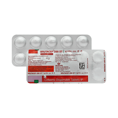 Brutacef 200mg Tablet DT