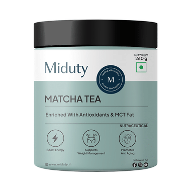 Miduty Matcha Tea | MCT Fat, Antioxidant ,Coconut Milk Powder, Anti Aging, Weight Loss