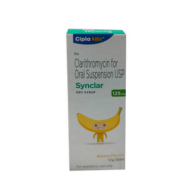 Synclar Paediatric Dry Syrup Banana