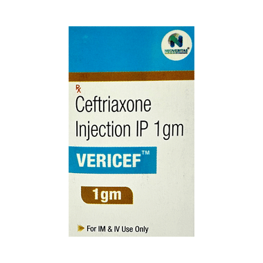 Vericef 1gm Injection