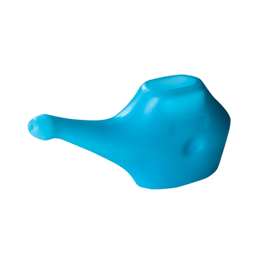 HealthAndYoga QwikFlo Travel Neti Pot Nasal Wash Blue