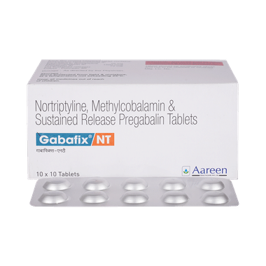 Gabafix NT 75mg/10mg/1500mcg Tablet