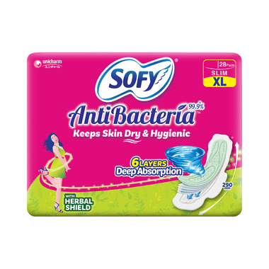 Sofy Anti Bacteria Sanitary Pads XL