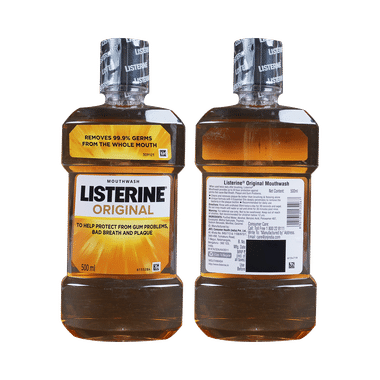 Listerine Original Mouth Wash | For Gum Problems, Bad Breath & Plaque