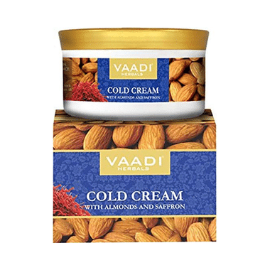 Vaadi Herbals Cold Cream With Almond Oil, Aloe Vera & Saffron