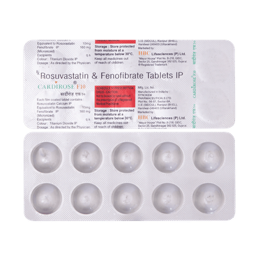 Cardirose F 10 Tablet