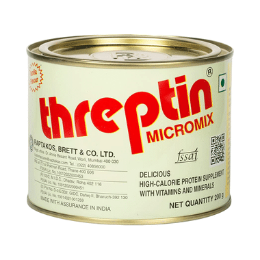 Threptin Micromix High-Calorie Protein With Vitamins & Minerals | Flavour Powder Vanilla