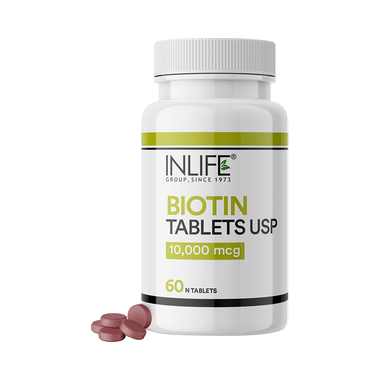 Inlife  Biotin 10000mcg  Tablet
