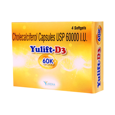 Yulift-D3 60K Softgel Capsule