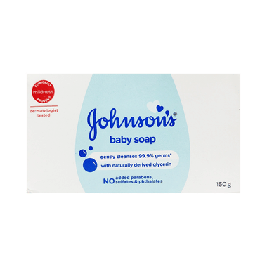 Johnson's Baby Soap With Naturally Derived Glycerin | Mild Soap