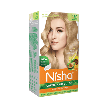 Nisha Creme Hair Color 10.0 Ultra Blonde