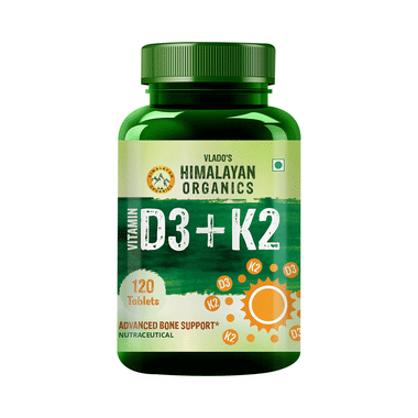 Vlado's Himalayan Organics Vitamin D3 with K2 Tablet