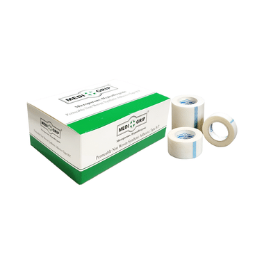 Medigrip Non Woven Paper Tape White 1.25 Cm X 5 M