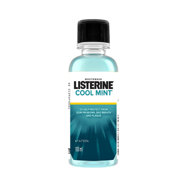 Listerine Cool Mint Mouth Wash | For Gum Problems, Bad Breath & Plaque