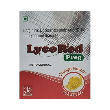 Lycored Preg Sachet Orange Sugar Free