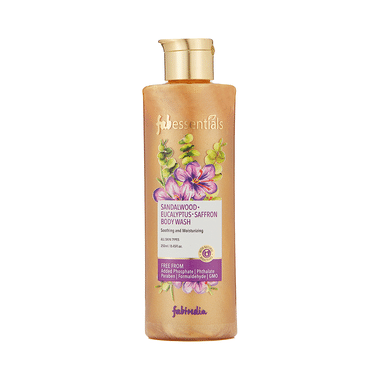 Fabessentials Sandalwood, Eucalyptus And Saffron Body Wash