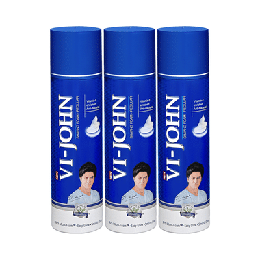 Vi-John Regular Shaving Foam (250gm Each)