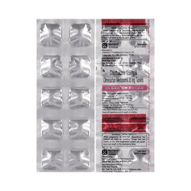 Olsar CH 20mg/12.5mg Tablet