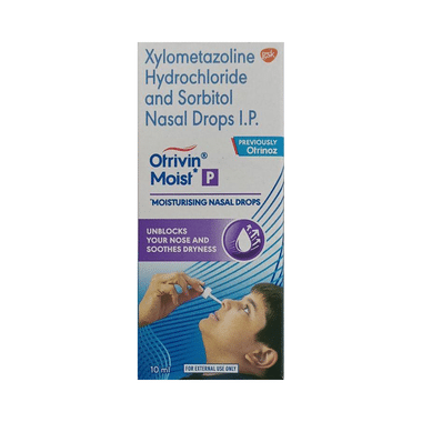 Otrivin Moisturising Paediatric Nasal Drops | For Blocked Nose & Dryness