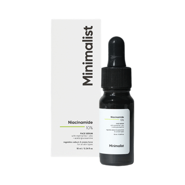 Minimalist 10% Niacinamide Face Serum | Reduces Oil And Acne Spots | Face Care Product For All Skin Types
