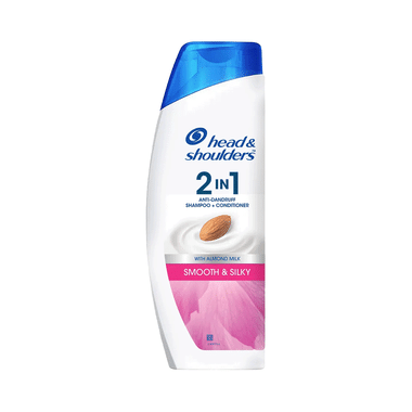 Head & Shoulders Smooth & Silky 2 In 1 Anti-Dandruff Shampoo+Conditioner