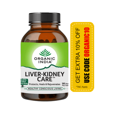 Organic India Liver-Kidney Care Veg Capsule