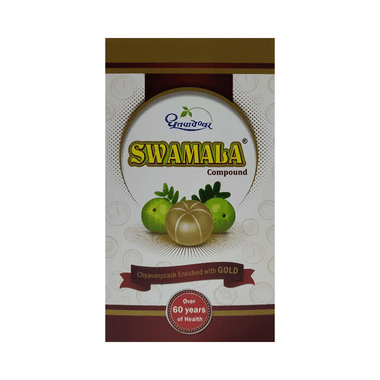 Dhootapapeshwar Swamala Compound with Gold | 100% Ayurvedic | For Complete Health | Ideal for All Season