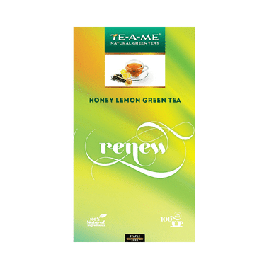 TE-A-ME Natural Green Teas (1.5gm Each) Honey Lemon Renew