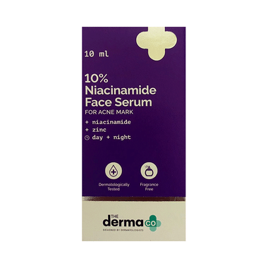 The Derma Co 10% Niacinamide Face Serum With Zinc & Vitamin B3 | For Acne Marks