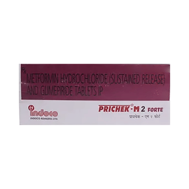 Prichek M Forte 2mg/1000mg Tablet