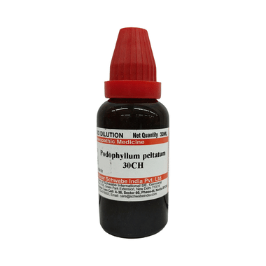 Dr Willmar Schwabe India Podophyllum Peltatum Dilution 30 CH