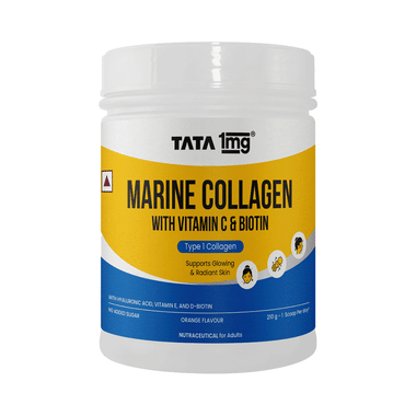 Marine Collagen | With Collagen Peptide, Vitamin C and Biotin | by TATA 1mg