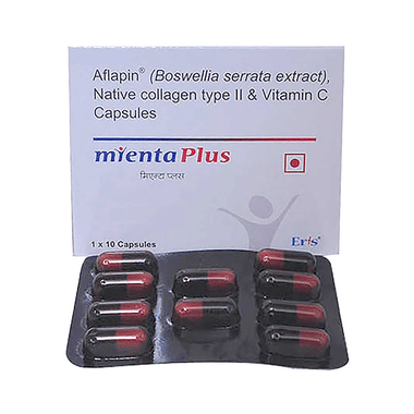 Mienta Plus Capsule with Boswellia Serrata, Collagen Type II & Vitamin C