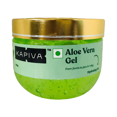 Kapiva Aloe Vera Gel  | Face & Hair | Hydrating, Moisturizing, Soothing| Multipurpose