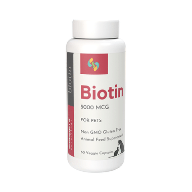 Sharrets Biotin 5000 MCG Veggie Capsule For Pets