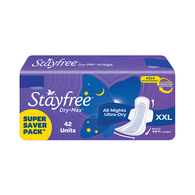 Stayfree Dry-Max All Night Ultra-Dry {size.name}