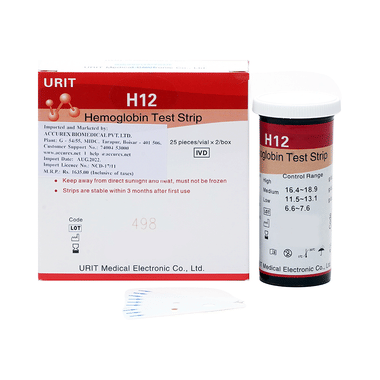 Urit H12 Hemoglobin Test Strip