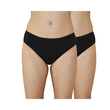QNIX BacQup Period Underwear Black Small