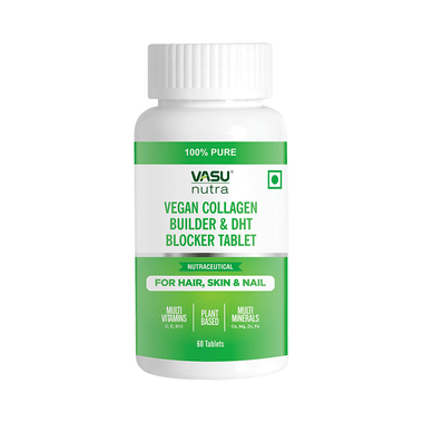 Vasu Nutra Vegan Collagen Builder & DHT Blocker Tablet
