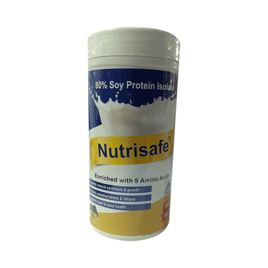 Nutrisafe 80% Soy Protein Isolate Powder Chocolate And Cardamom Sugar Free